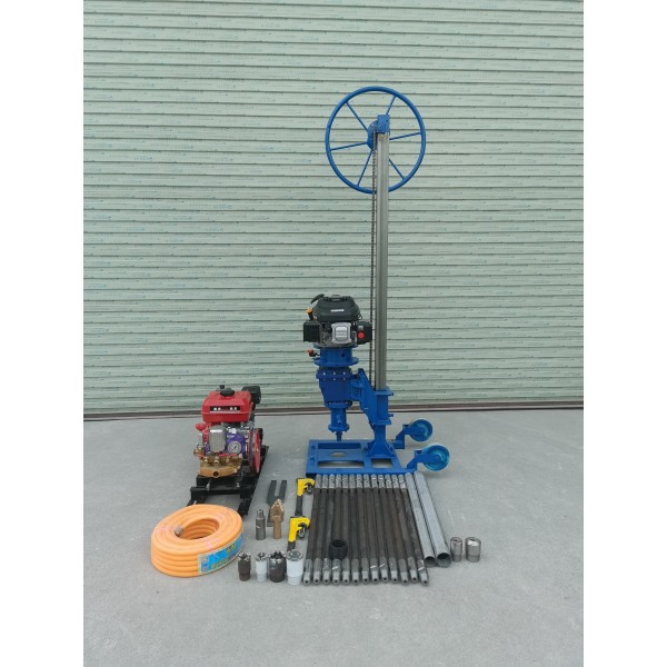 2W 40m Mini Portable Construction Drilling Machine for Bridge and Water Well Drilling Sales